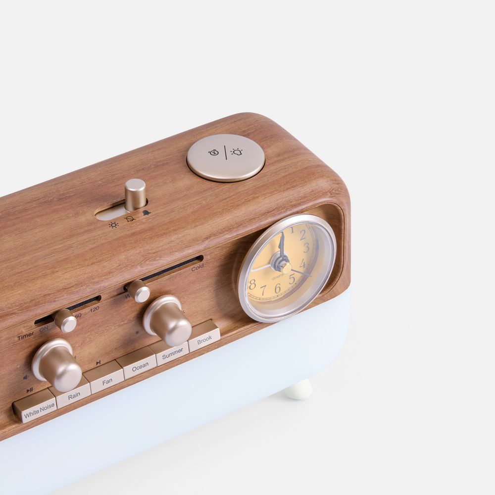 Bluetooth-колонка с беспроводной зарядкой, часами и подсветкой Multiverse, ver.2 — изображение 7