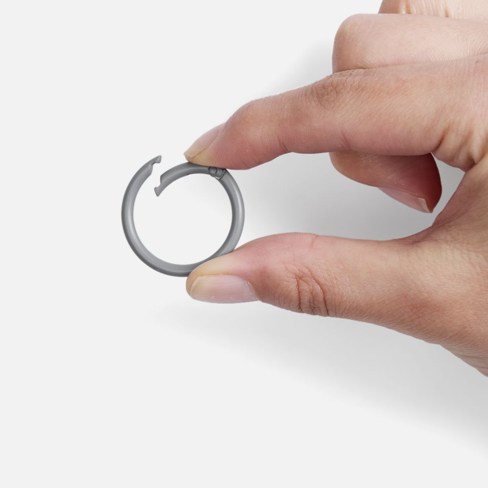 Карабин-кольцо Claus, L, серый — изображение 3