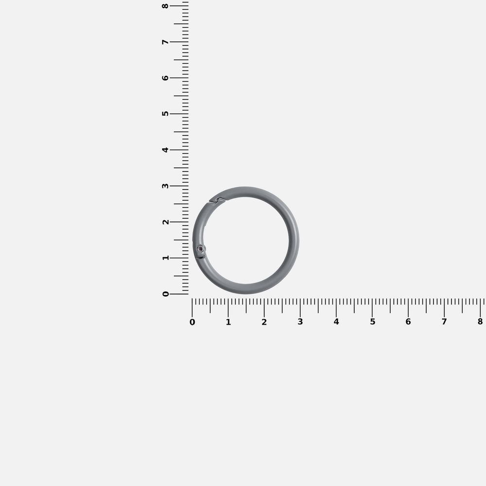 Карабин-кольцо Claus, L, серый — изображение 5