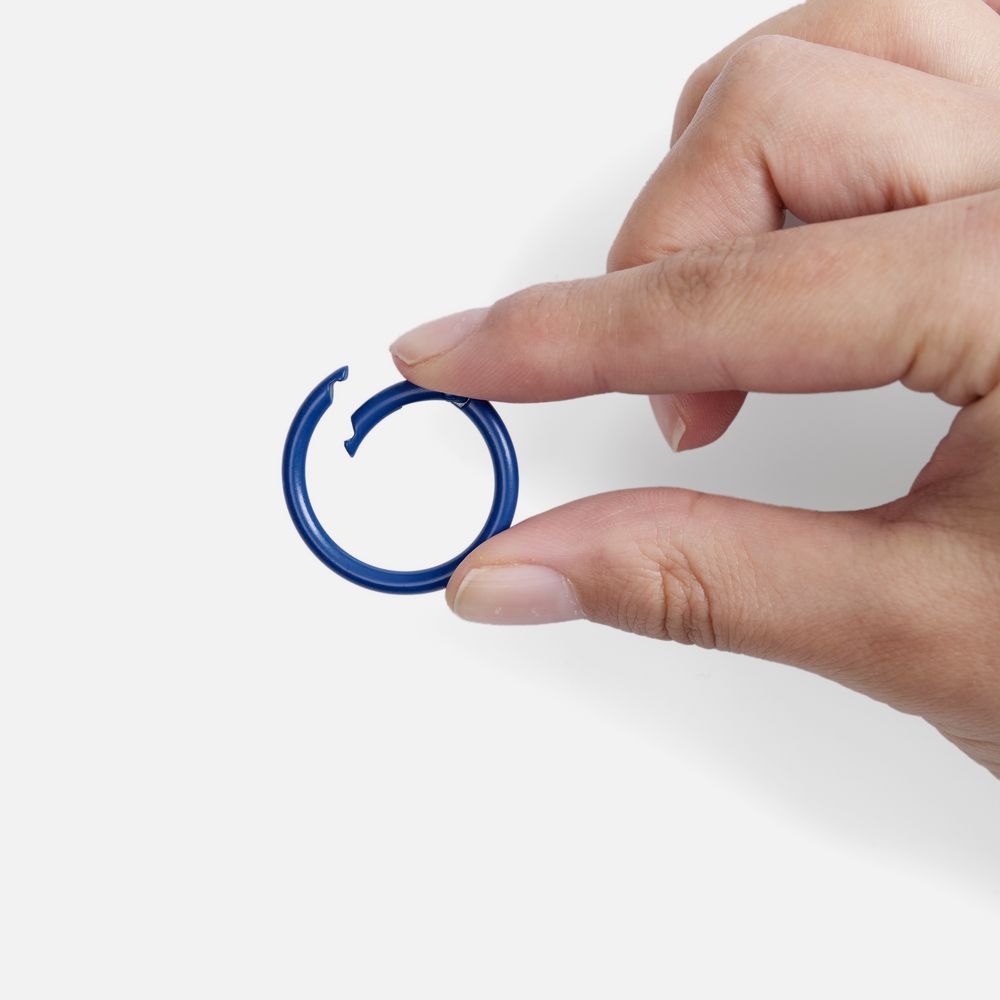 Карабин-кольцо Claus, L, синий — изображение 3