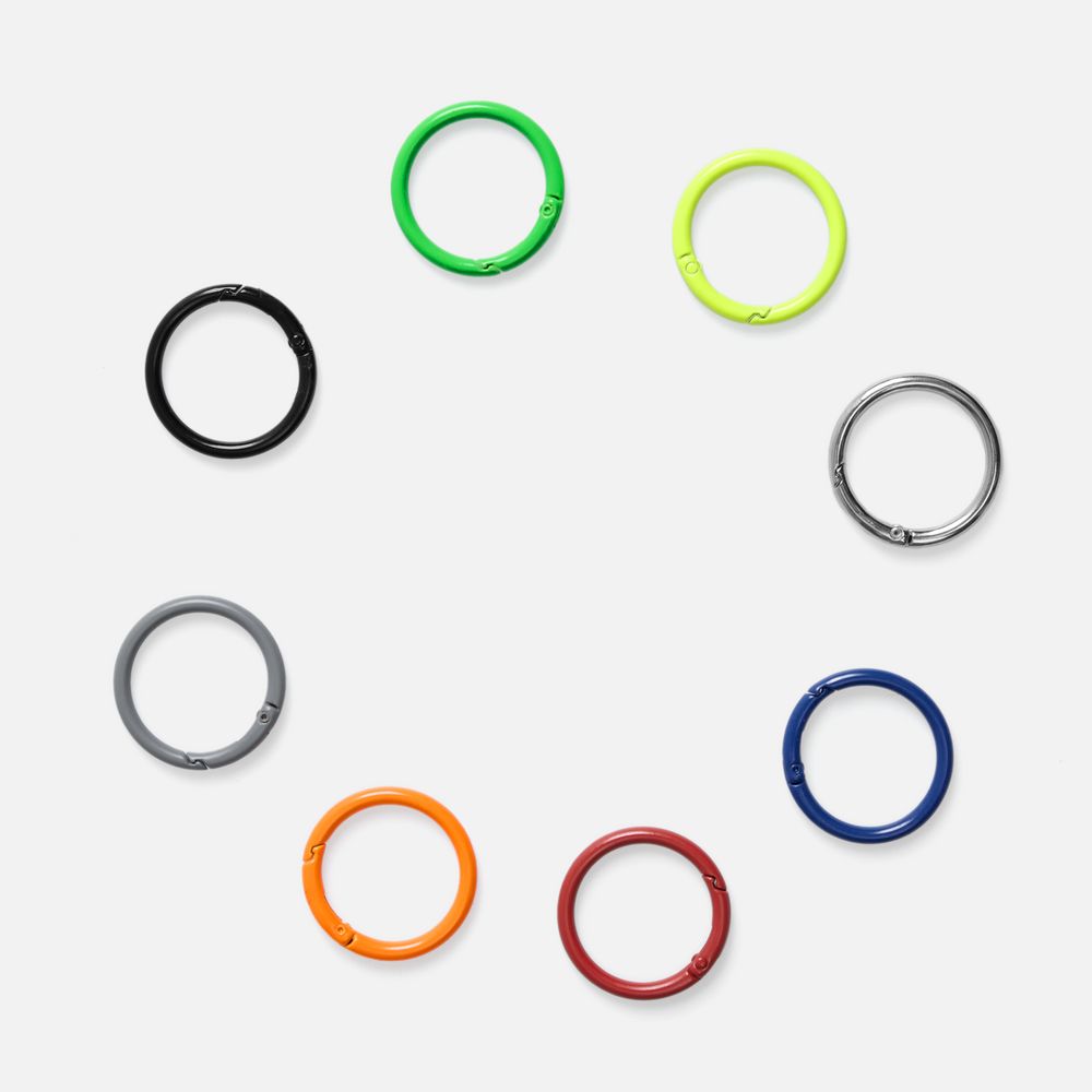 Карабин-кольцо Claus, L, желтый неон — изображение 4