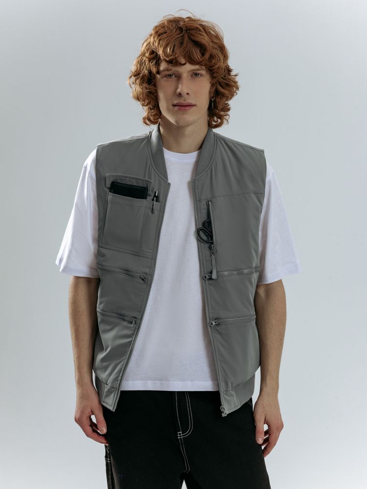 Жилет Hard Work, серый — изображение 6