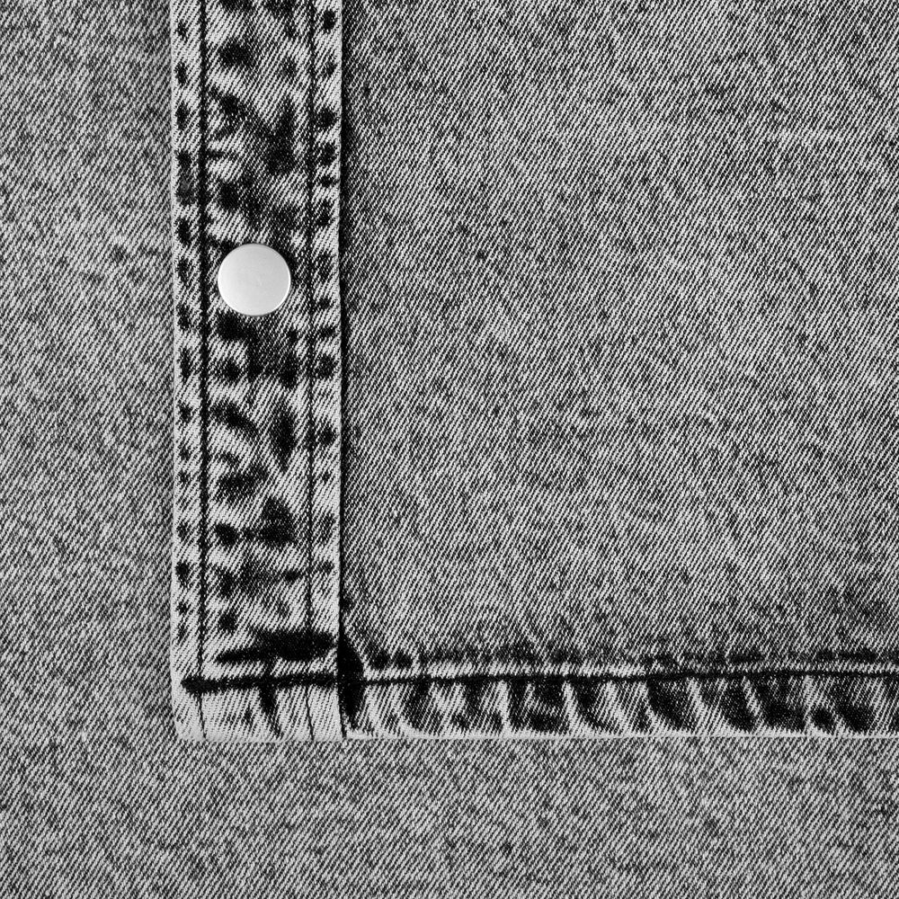 Куртка джинсовая O3, серая — изображение 9