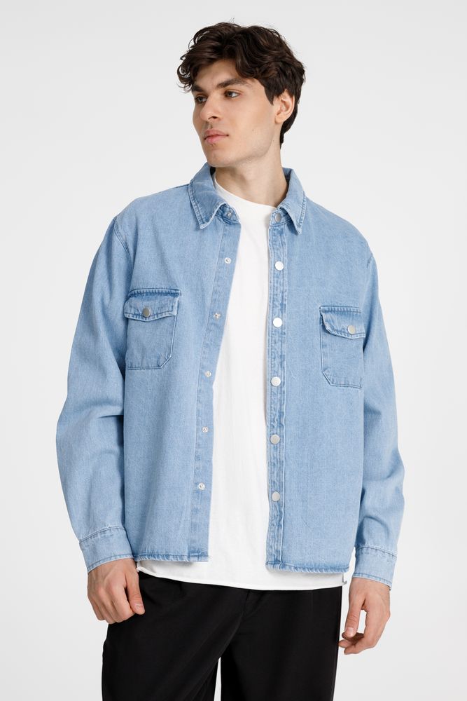 Куртка джинсовая O3, голубая — изображение 2