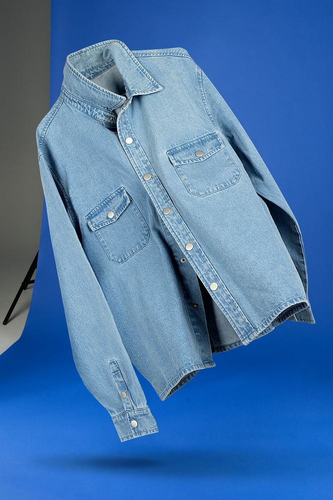 Куртка джинсовая O3, голубая — изображение 4