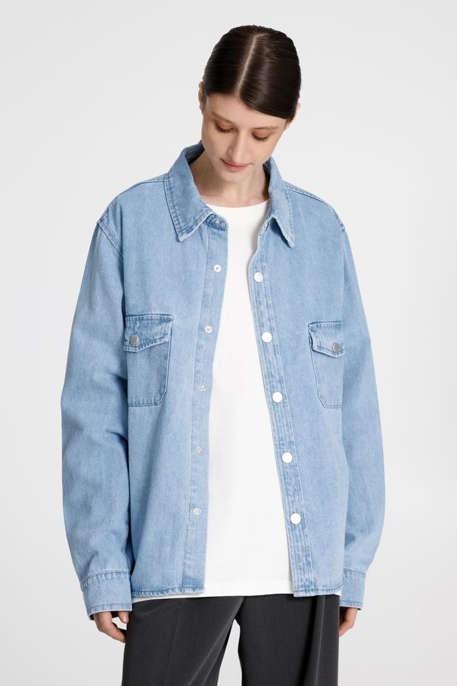 Куртка джинсовая O3, голубая — изображение 3