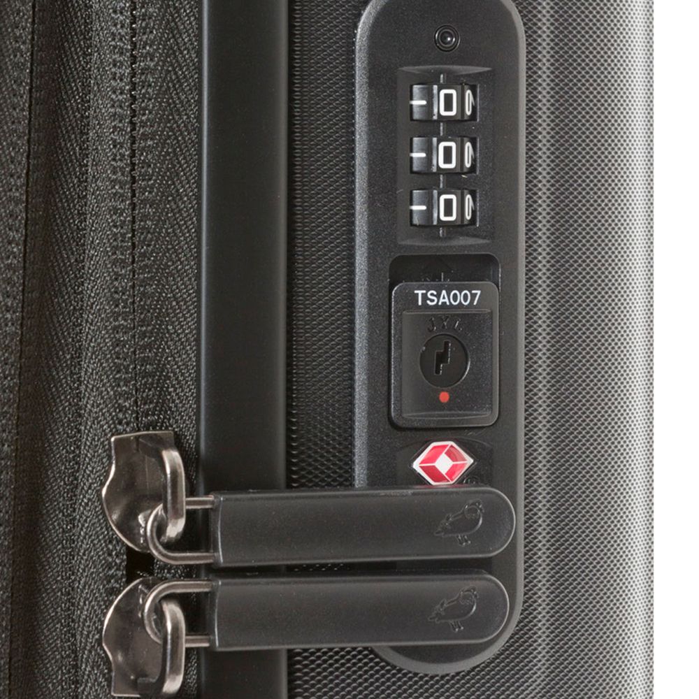 Чемодан Logoduck S, черный — изображение 6