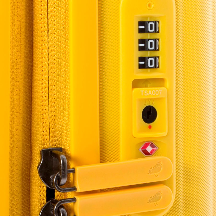 Чемодан Logoduck S, желтый — изображение 5