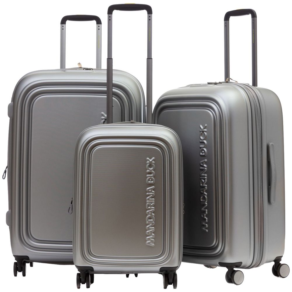 Чемодан Logoduck S, серебристый — изображение 7