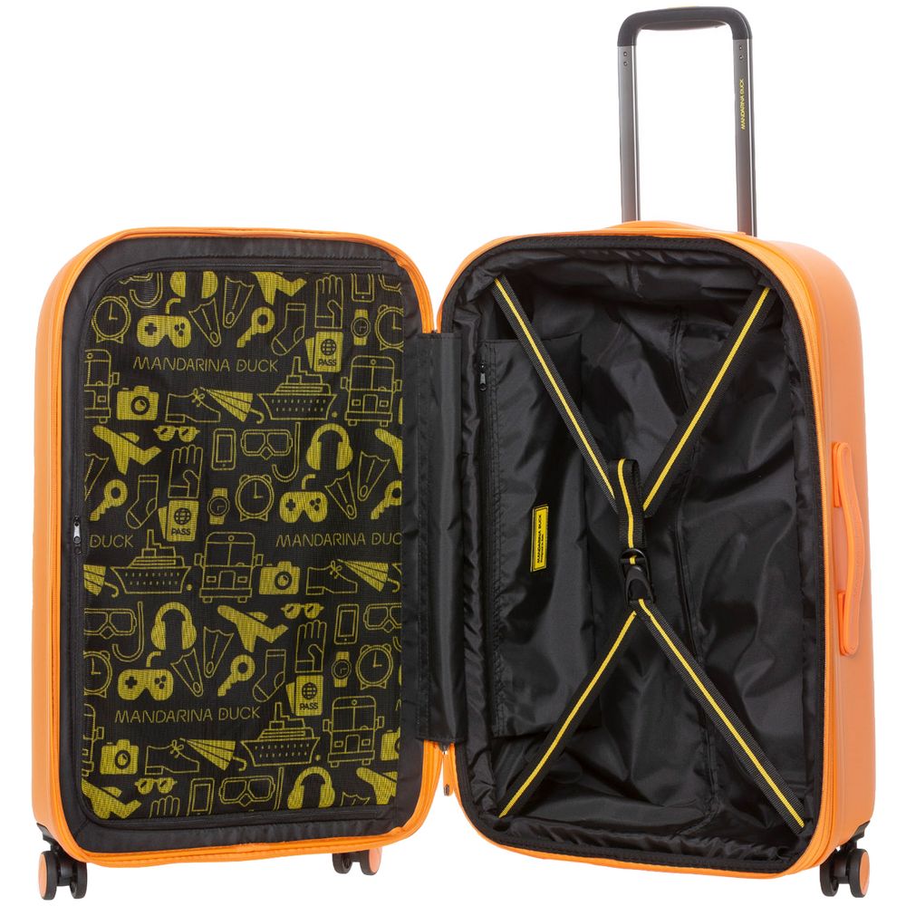 Чемодан Logoduck M, оранжевый — изображение 5