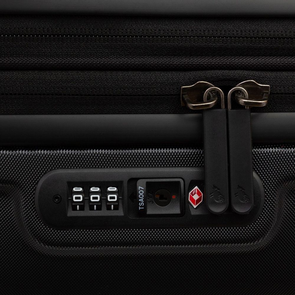 Чемодан Logoduck M, черный — изображение 8