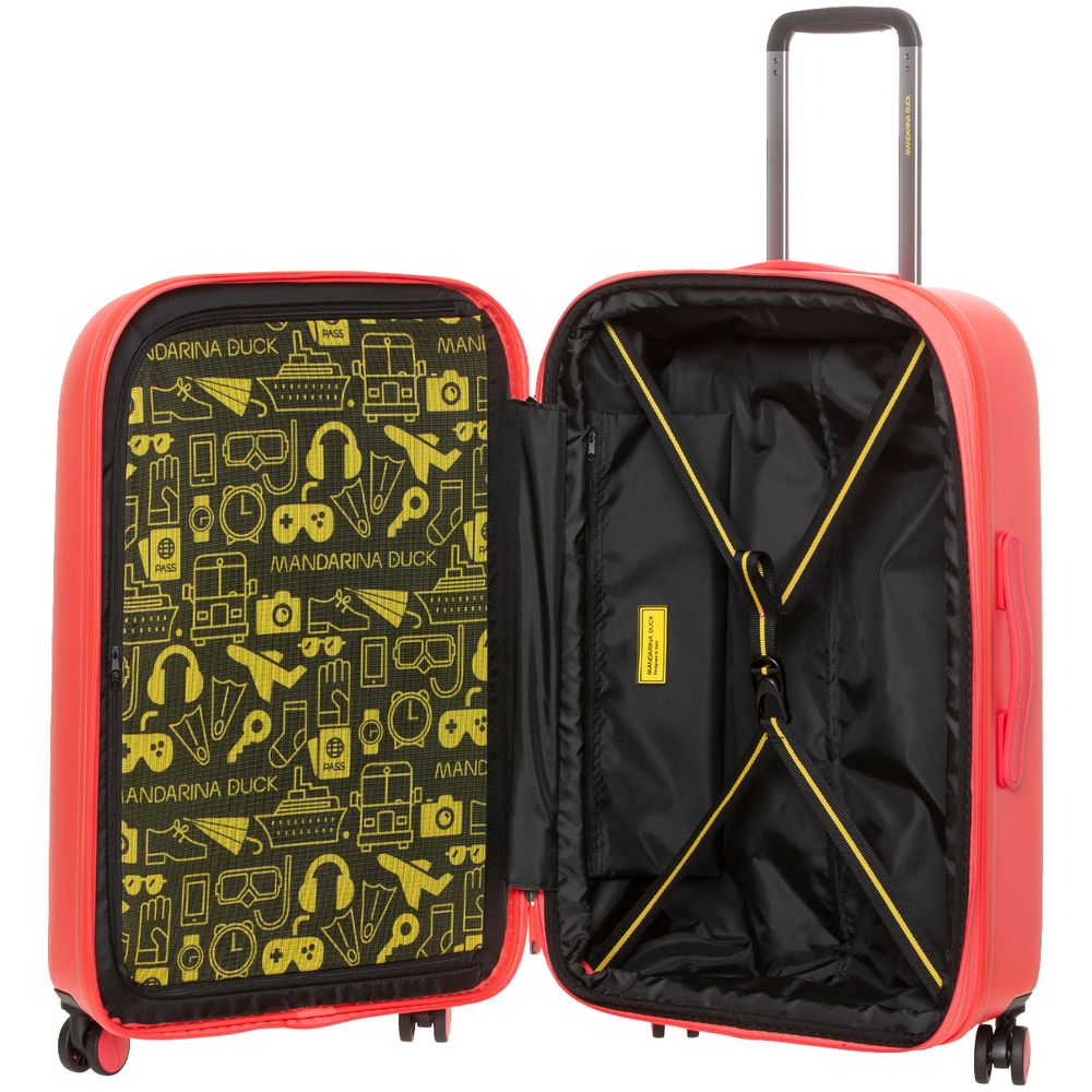 Чемодан Logoduck M, красный — изображение 5