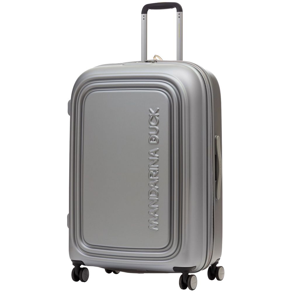 Чемодан Logoduck L, серебристый — изображение 3