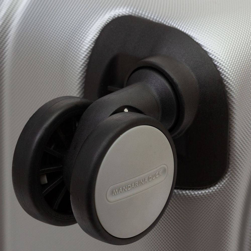 Чемодан Logoduck L, серебристый — изображение 11