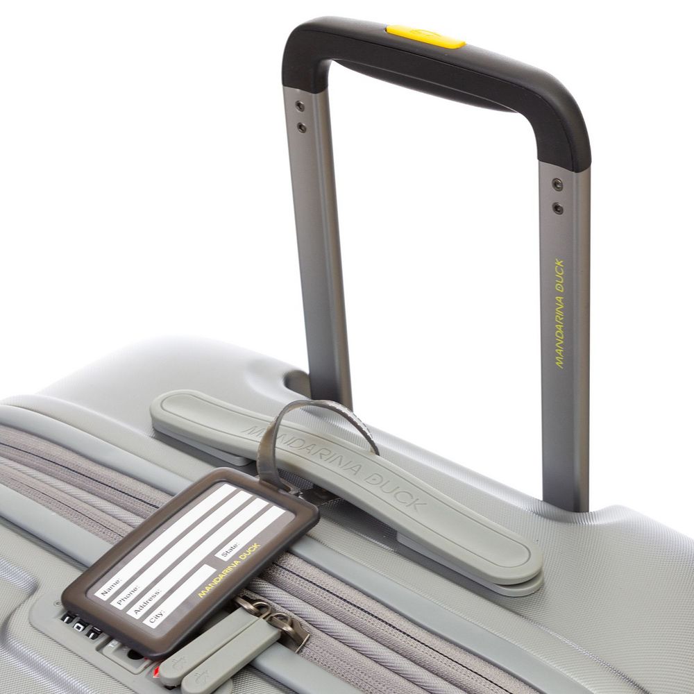 Чемодан Logoduck L, серебристый — изображение 6