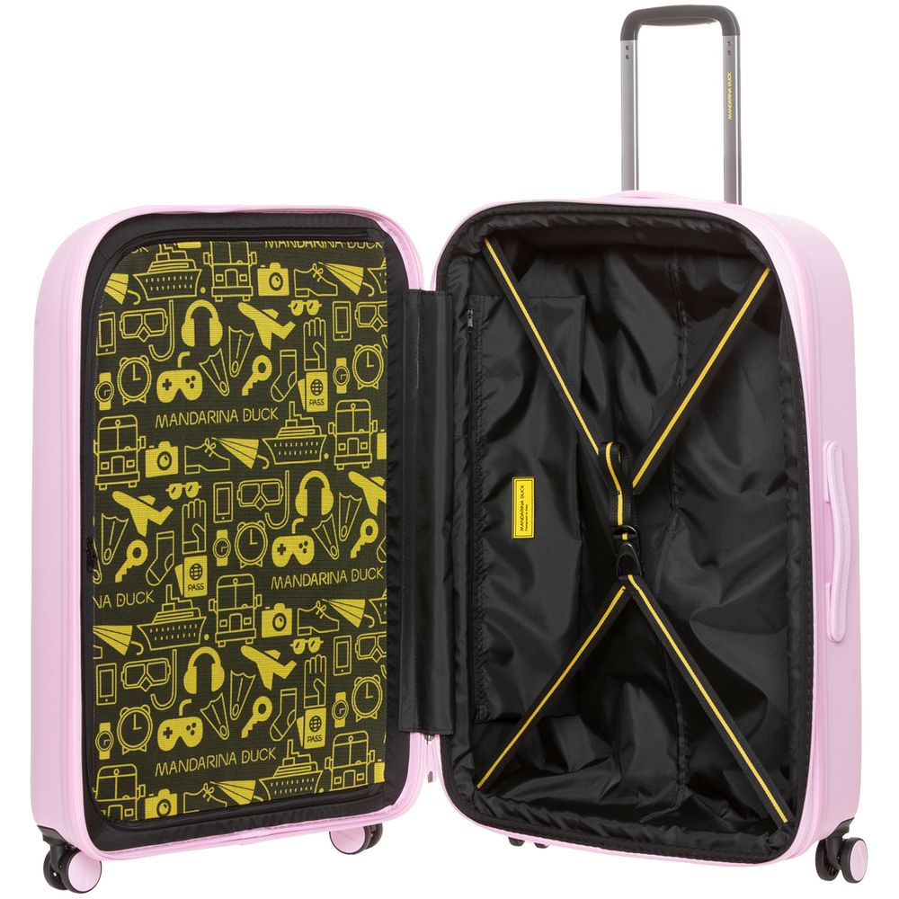 Чемодан Logoduck L, розовый — изображение 5