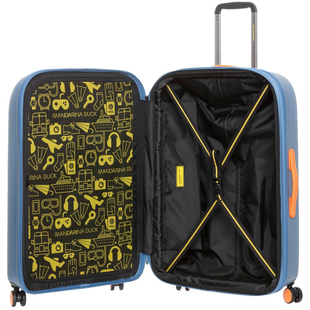 Чемодан Logoduck L, джинсовый — изображение 5