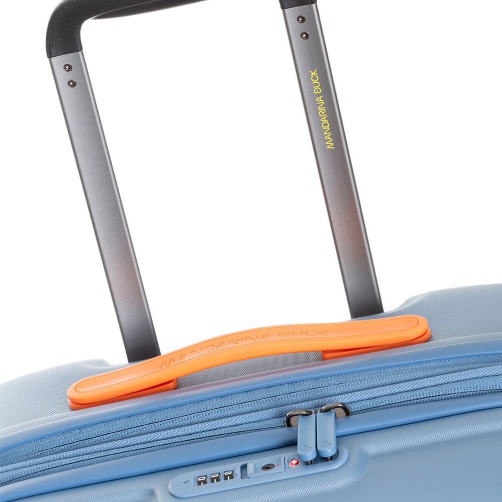 Чемодан Logoduck L, джинсовый — изображение 6