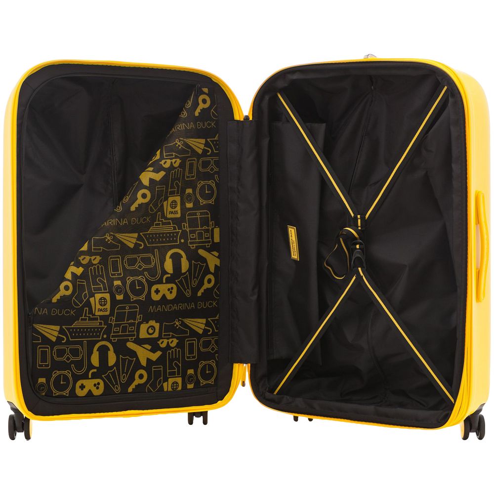 Чемодан Logoduck L, желтый — изображение 5