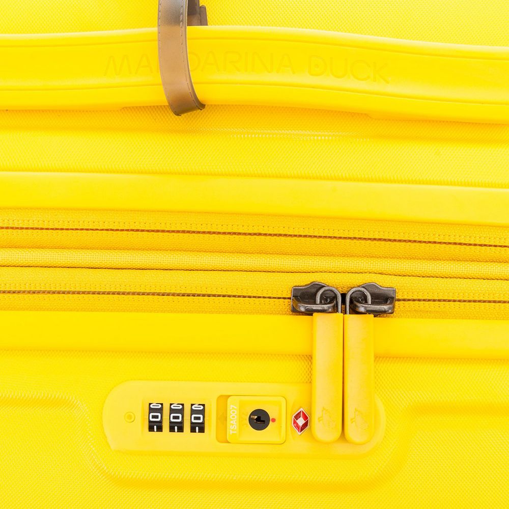 Чемодан Logoduck L, желтый — изображение 8