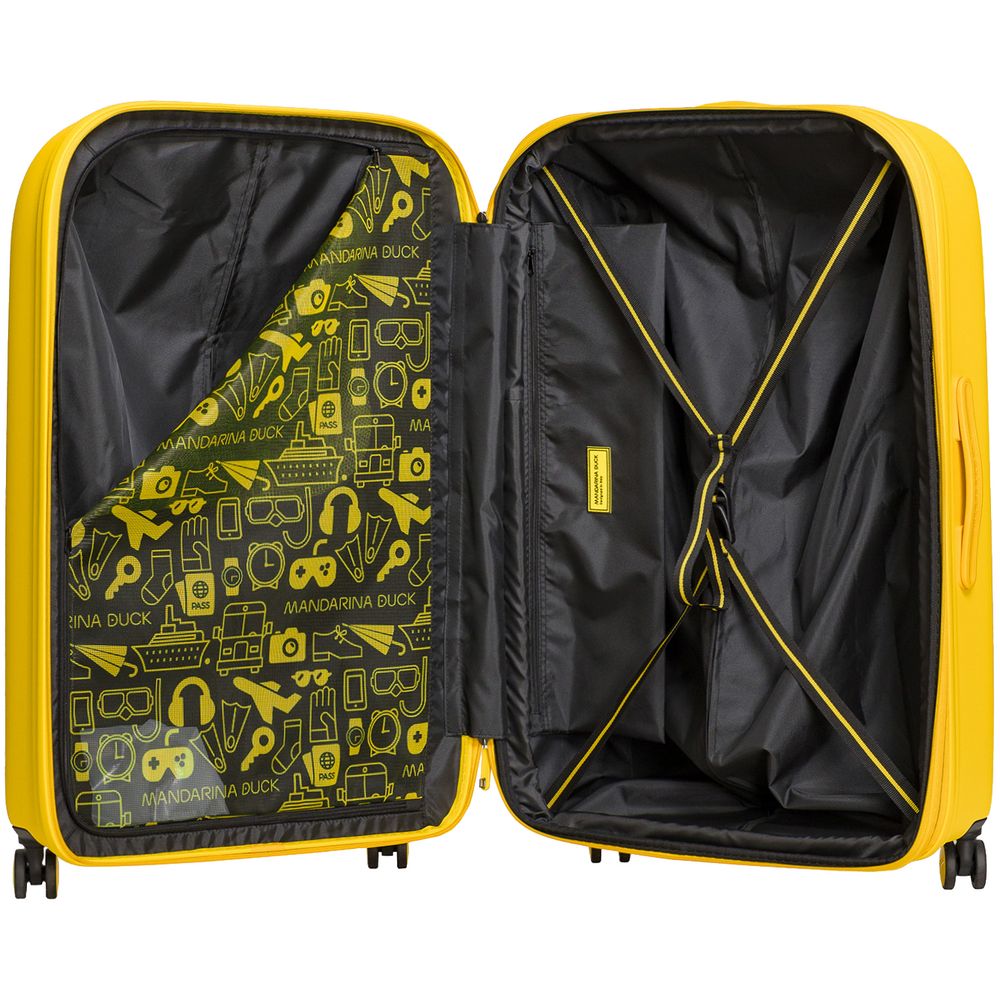 Чемодан Logoduck XL, желтый — изображение 5
