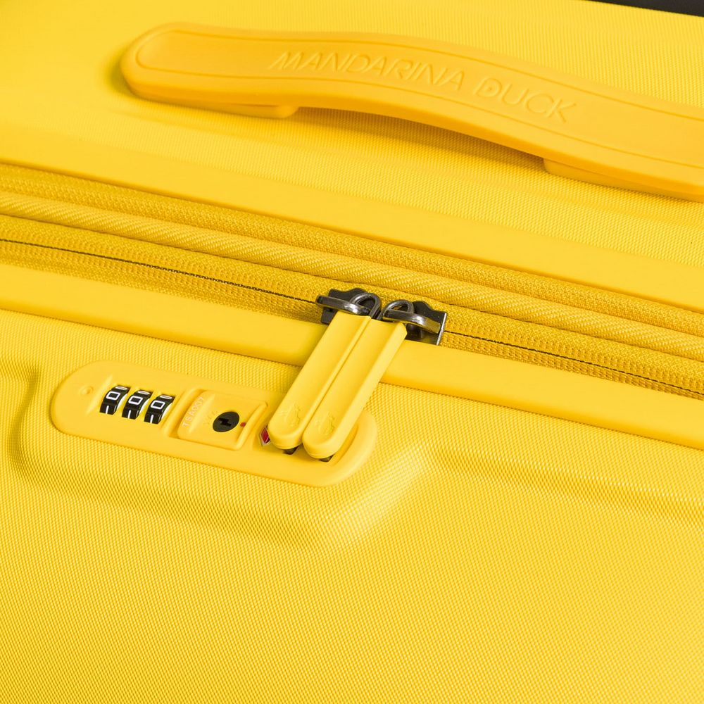 Чемодан Logoduck XL, желтый — изображение 8