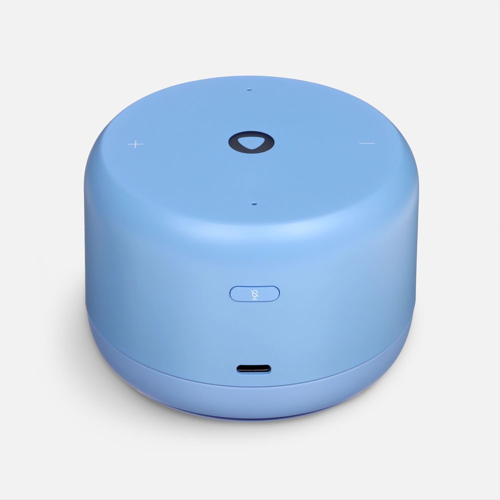 Умная колонка «Яндекс Станция Лайт 2», синяя — изображение 4