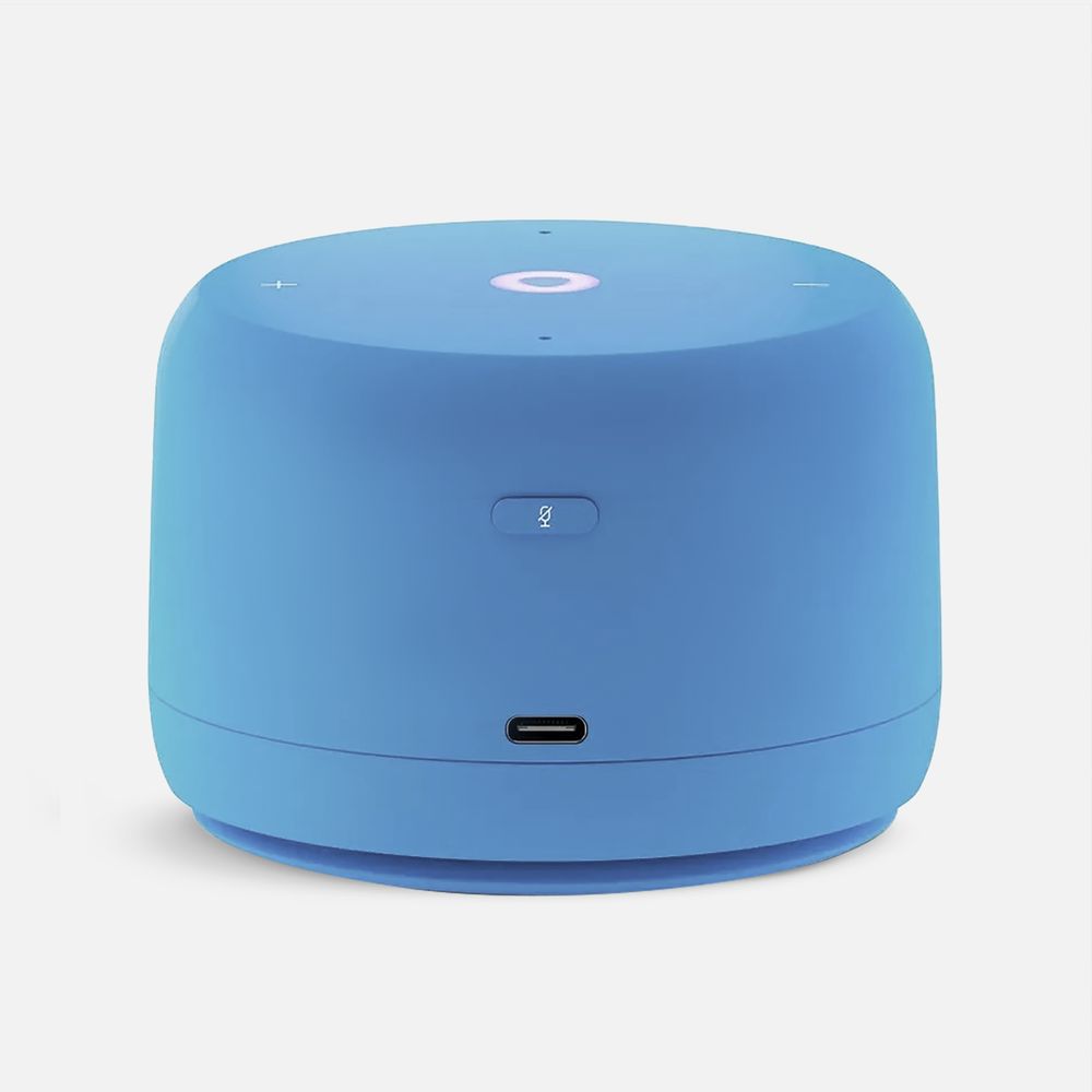 Умная колонка «Яндекс Станция Лайт 2», синяя — изображение 5