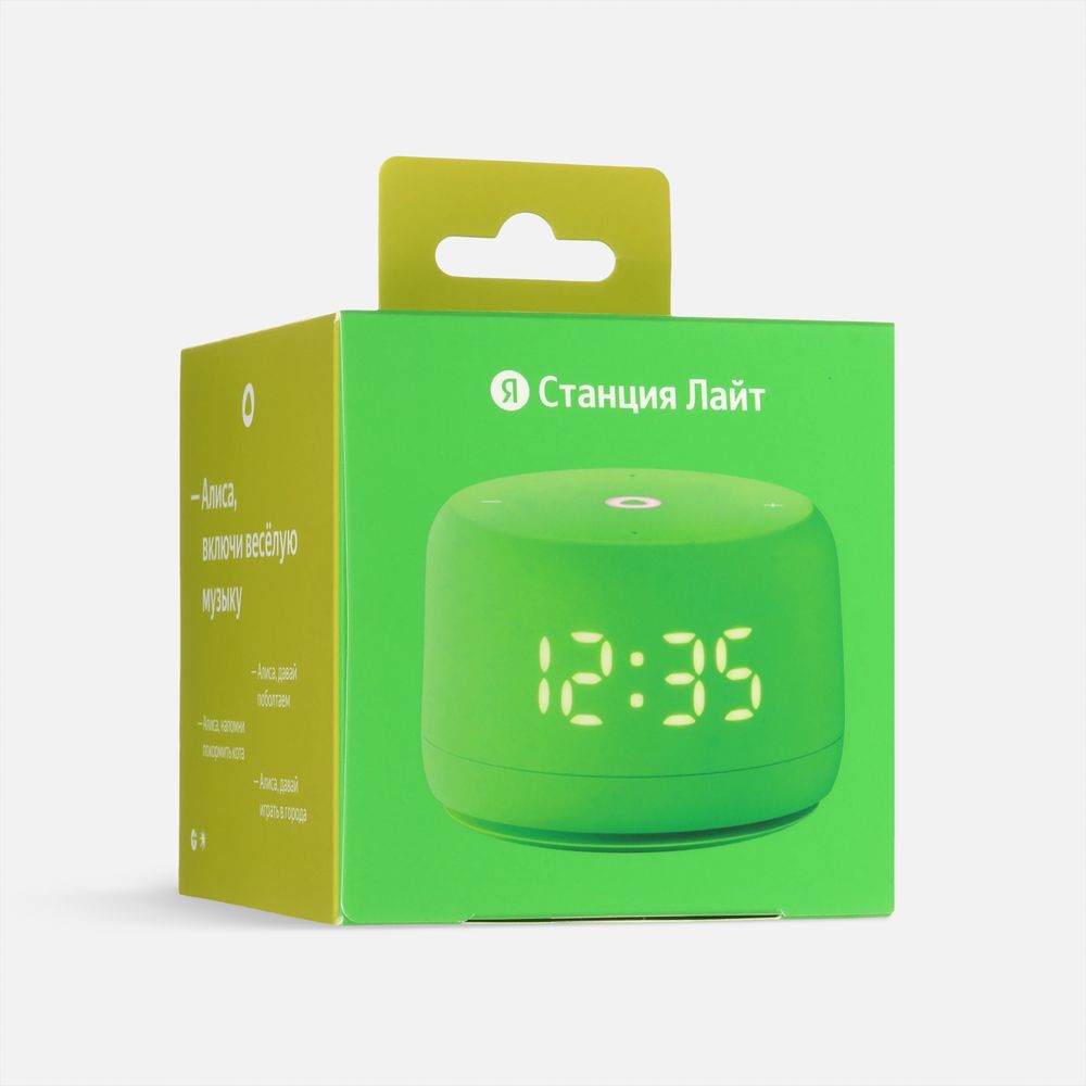 Умная колонка «Яндекс Станция Лайт 2», зеленая — изображение 7