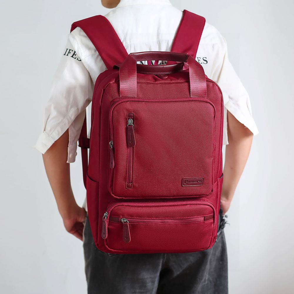 Рюкзак для ноутбука B175, бордовый — изображение 16