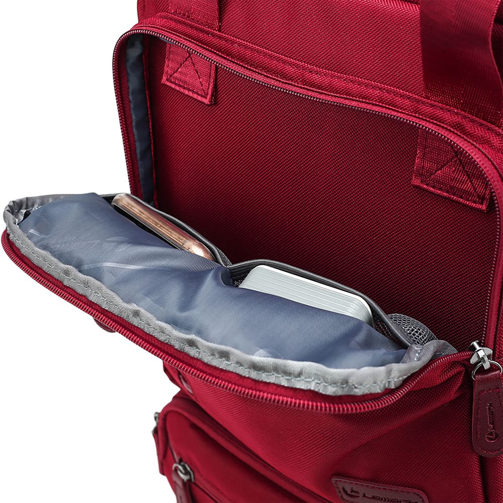 Рюкзак для ноутбука B175, бордовый — изображение 13