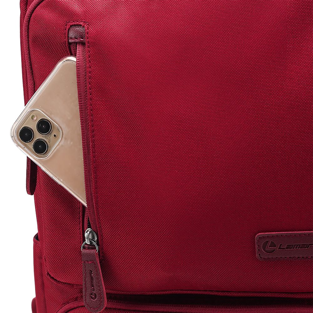 Рюкзак для ноутбука B175, бордовый — изображение 12
