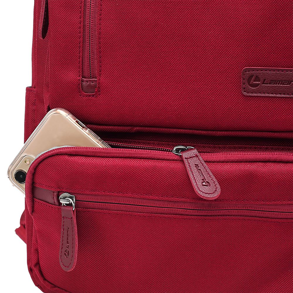 Рюкзак для ноутбука B175, бордовый — изображение 11