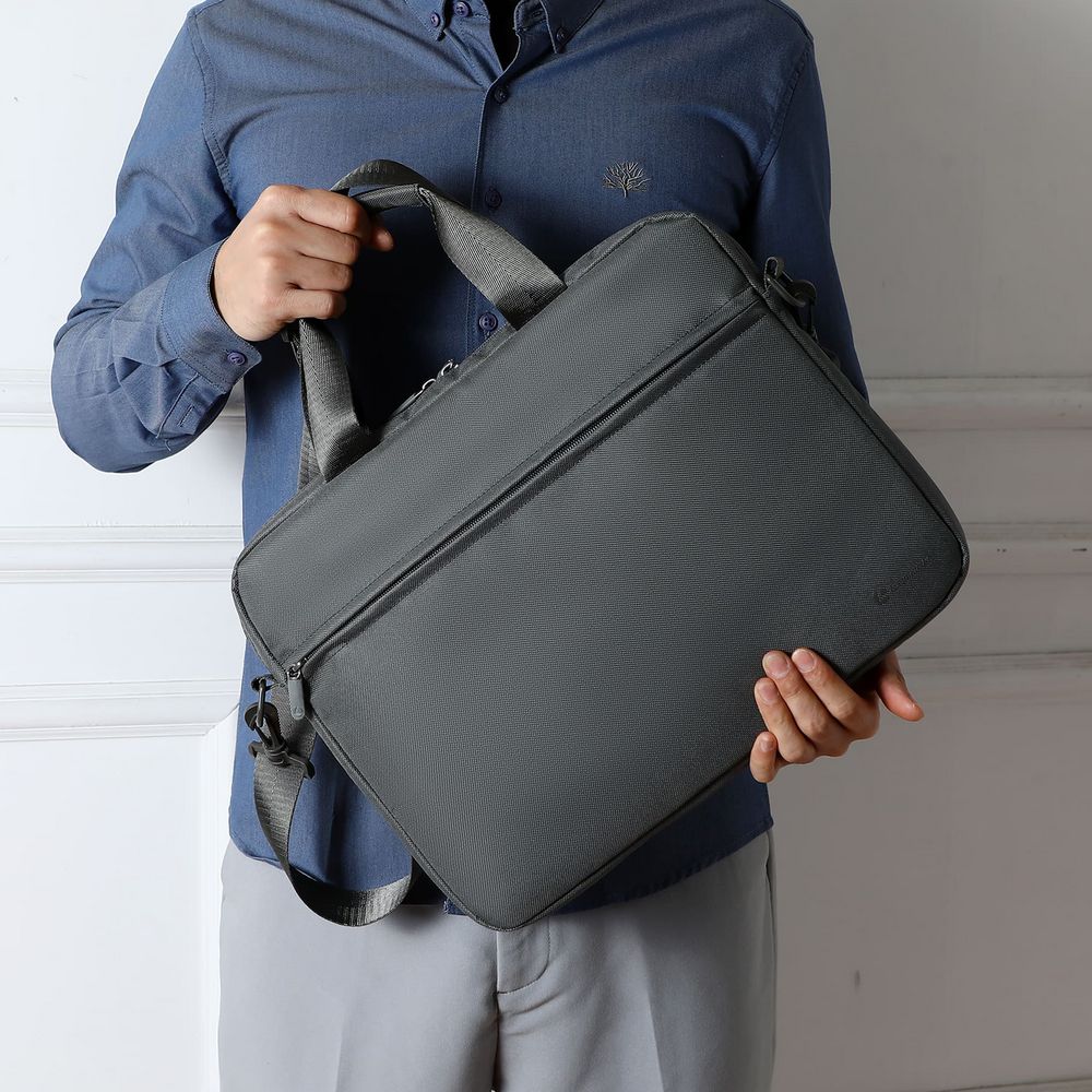 Cумка для ноутбука L214, темно-серая — изображение 11