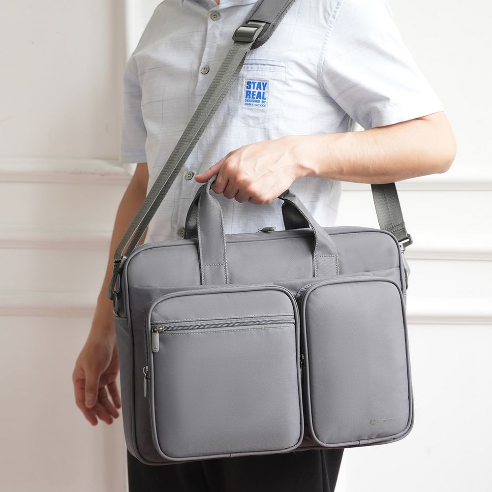 Cумка для ноутбука L266, темно-серая — изображение 13