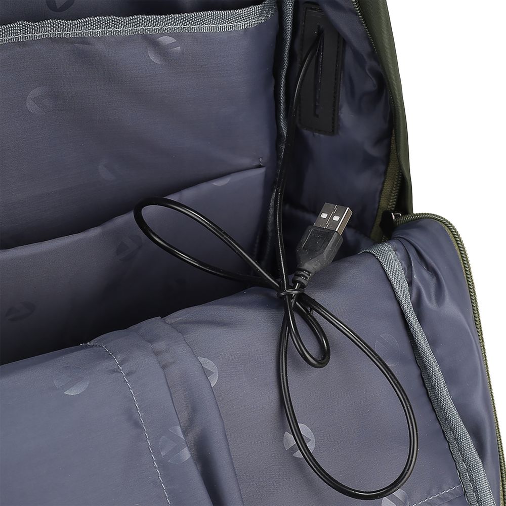 Рюкзак для ноутбука B165, зеленый — изображение 14