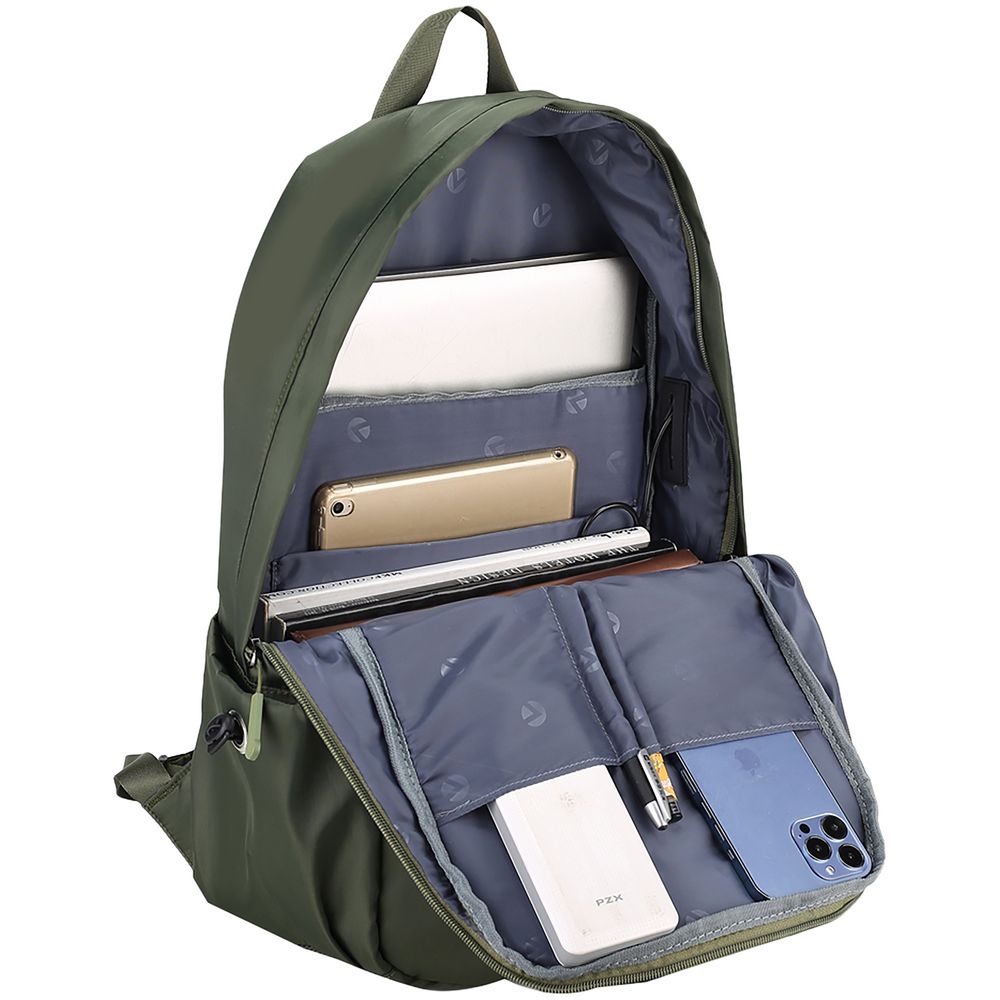 Рюкзак для ноутбука B165, зеленый — изображение 6