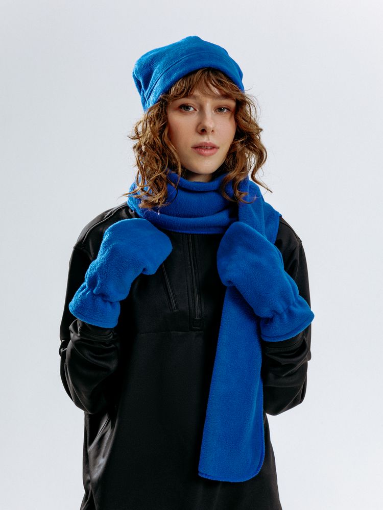 Шарф Fleecy, ярко-синий — изображение 7