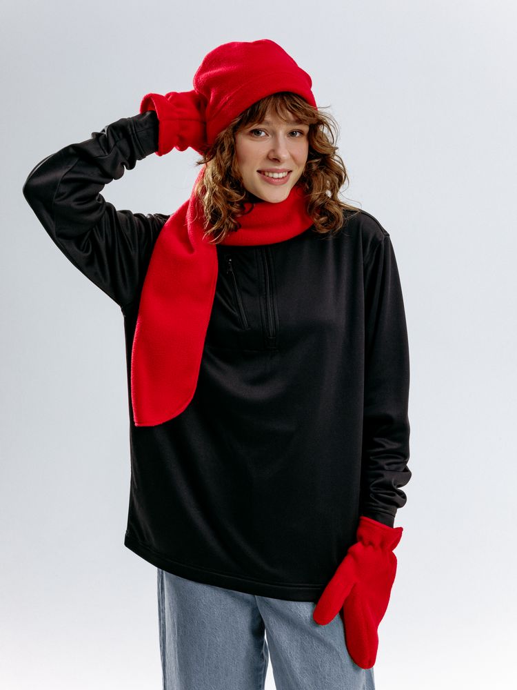 Шарф Fleecy, красный — изображение 8