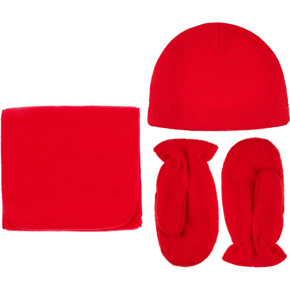 Шарф Fleecy, красный — изображение 5