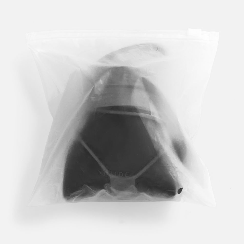 Складная бутылка для воды Langfossen, черная — изображение 11