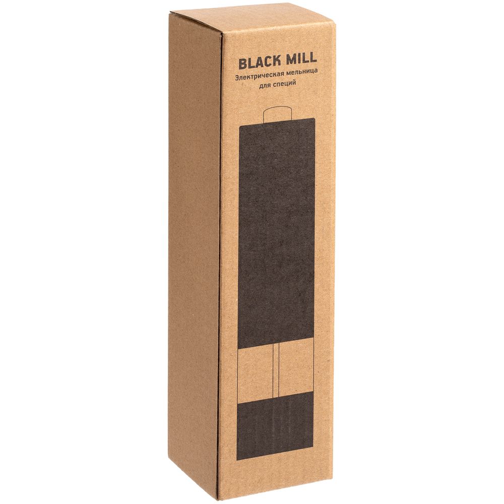 Электрическая мельница для специй Black Mill, черная — изображение 7
