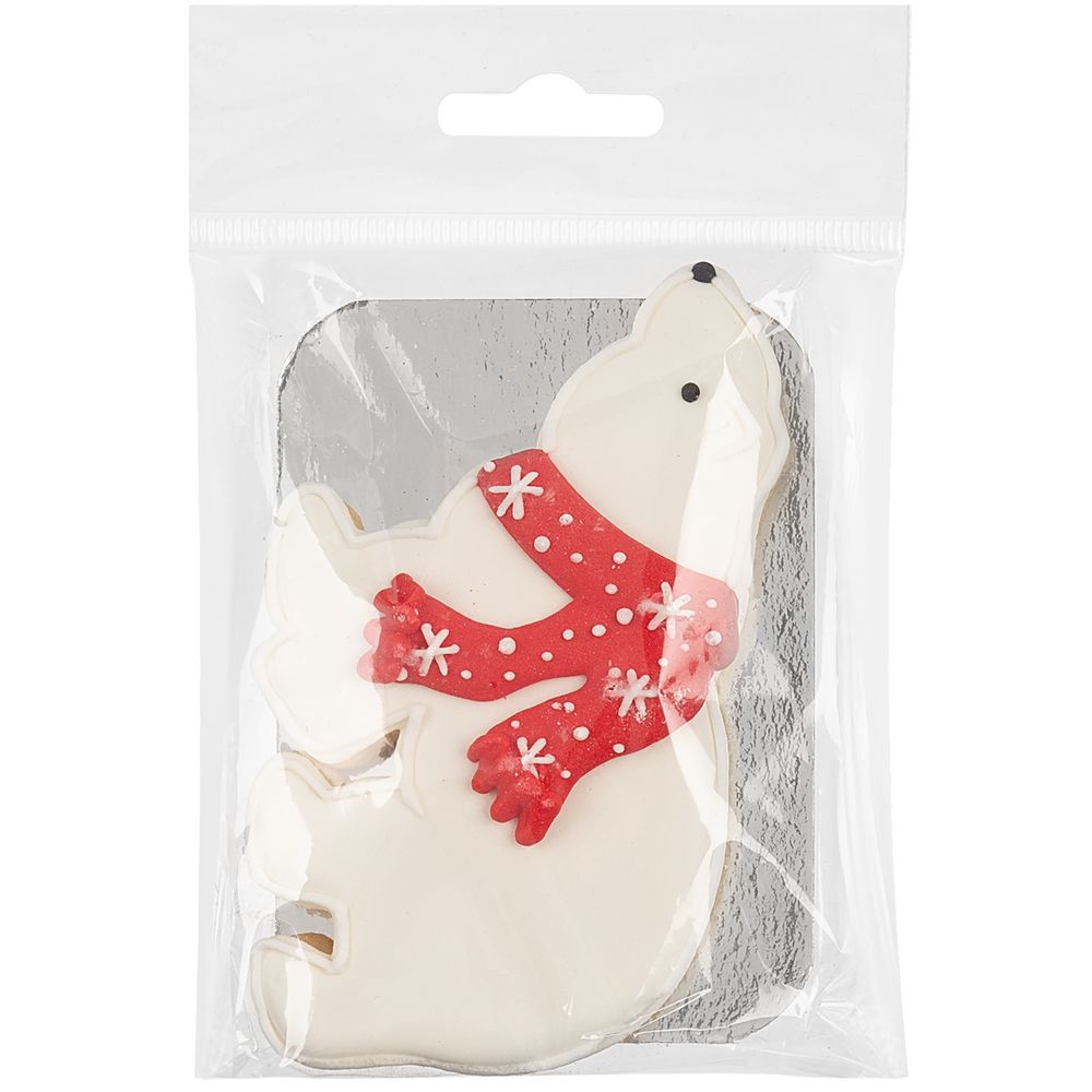 Печенье «Остаемся зимовать», белое с красным — изображение 4