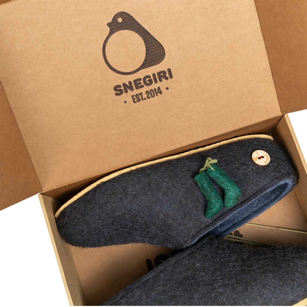 Домашние валенки Cant, черные — изображение 10