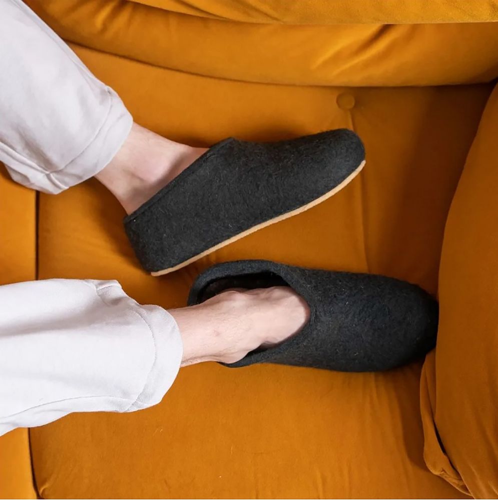 Домашние валенки Cant, черные — изображение 6