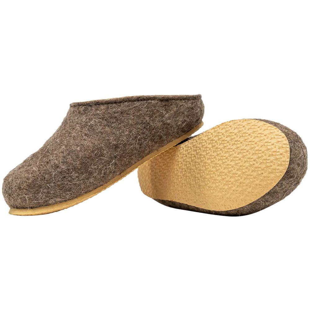 Домашние валенки Step, серо-коричневые (натуральные) — изображение 6