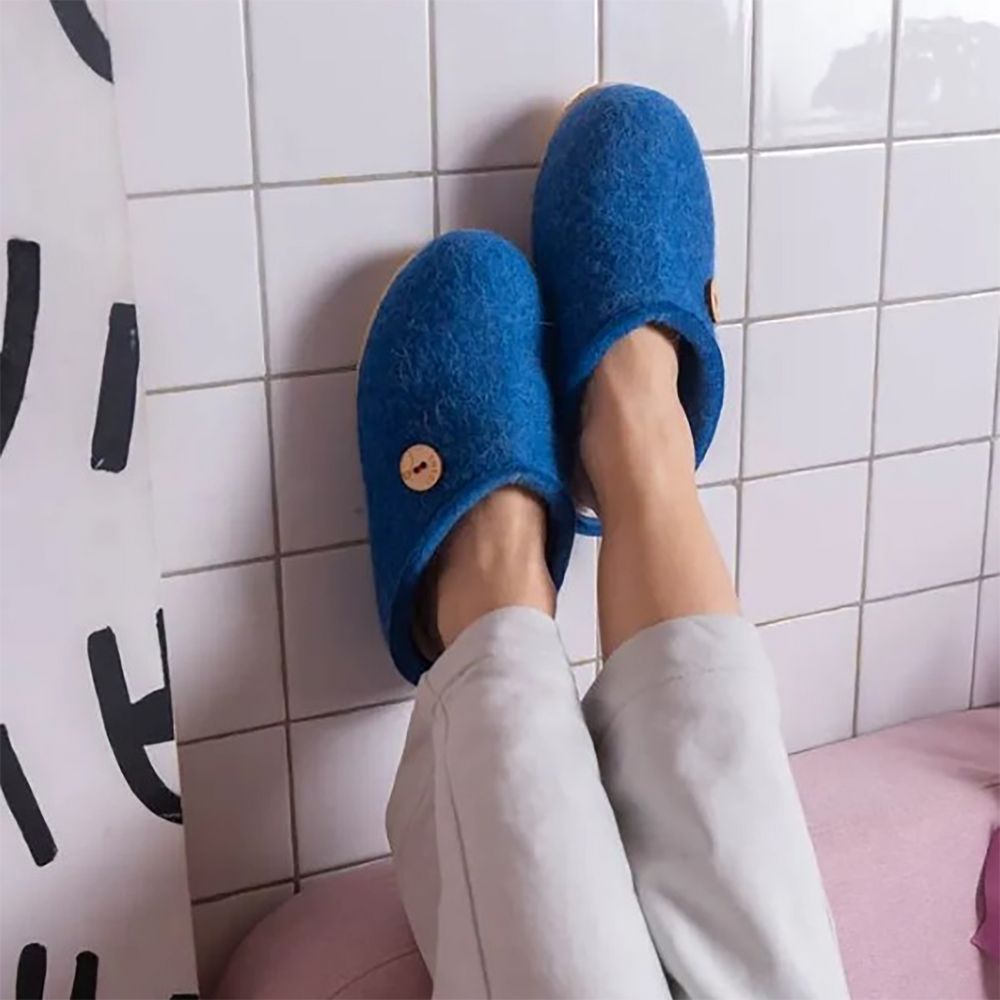 Домашние валенки Step, синие (василек) — изображение 8