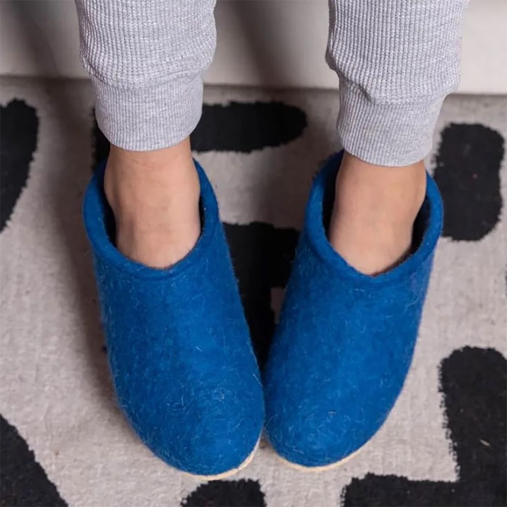 Домашние валенки Step, синие (василек) — изображение 7