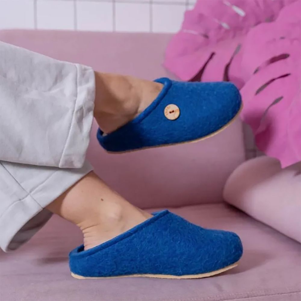 Домашние валенки Step, синие (василек) — изображение 9