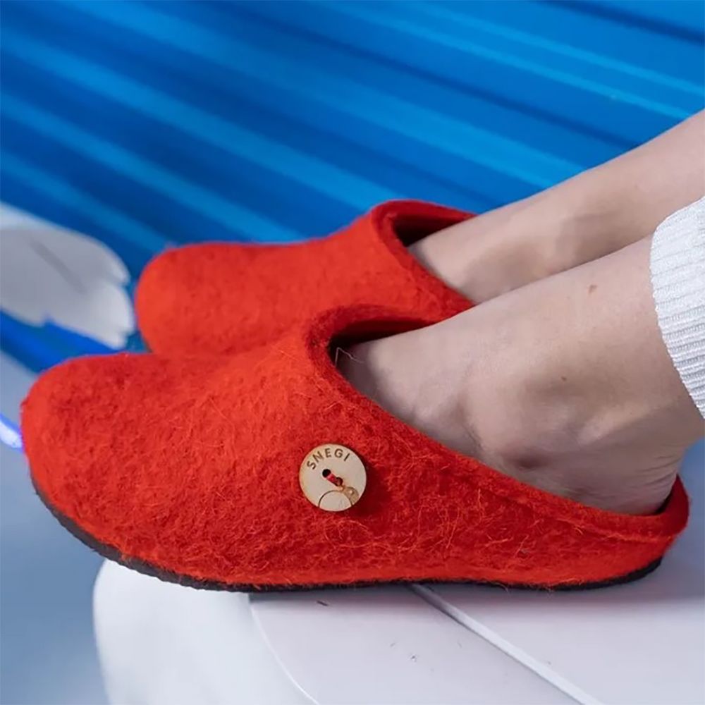 Домашние валенки Step, красные — изображение 7